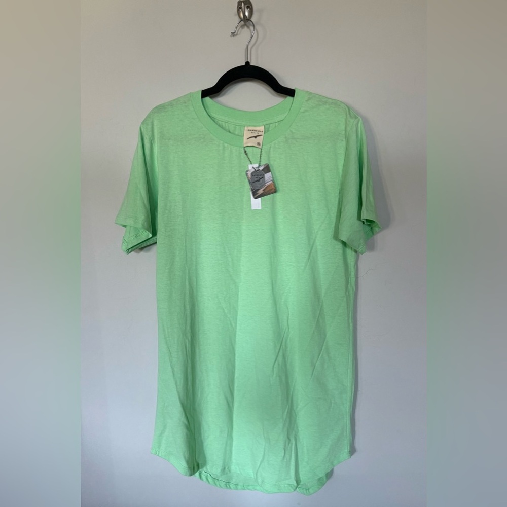 NWT Hawk’s Bay Men’s Round Neck Short Sleeve Patina Green T-Shirt Size Medium